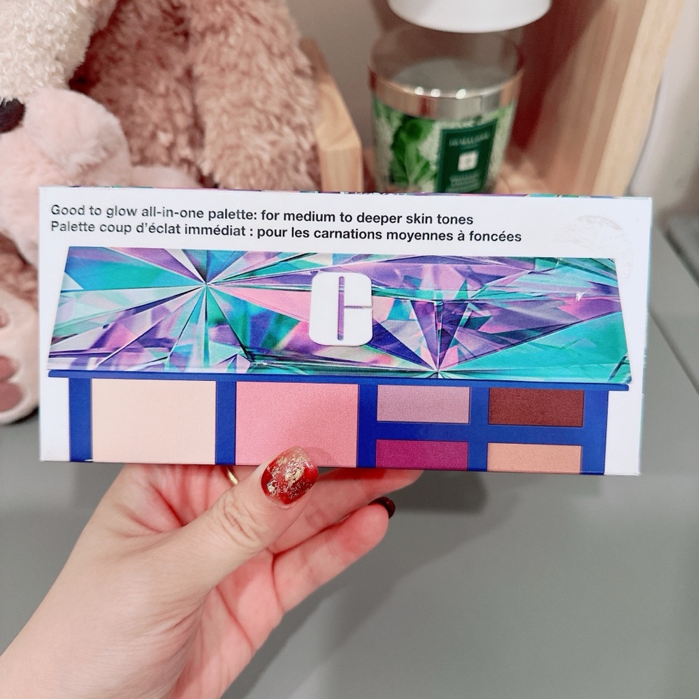 Clinique Good To Glow All In One Palette /NWB/blush/highlighter/eyeshadow